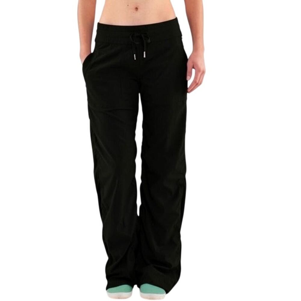 Lululemon Black Studio Pant II 2 Lightweight Pull On Pants Athleisure Activewear
